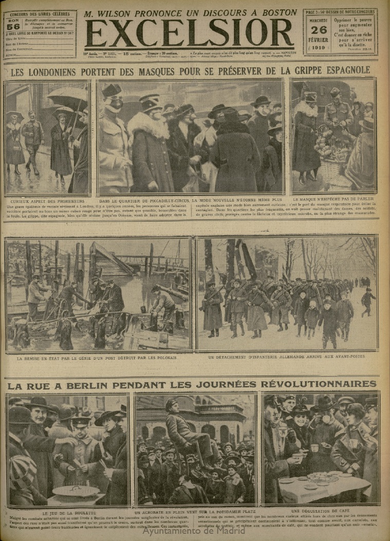 Excelsior, 26 de febrero de 1919. Página 2